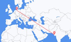 Flyreiser fra Jamnagar, India til Bremen, Tyskland