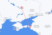 Vols depuis la ville d'Anapa vers la ville de Dnipro