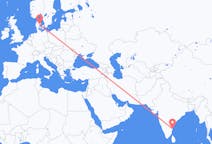 Flyreiser fra Chennai, til Aarhus