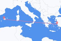 Flyrejser fra Samos, Grækenland til Palma de Mallorca, Spanien