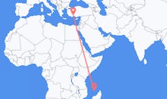 Flyreiser fra Mamoudzou, Frankrike til Antalya, Tyrkia