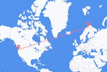 Vols de Portland, États-Unis pour Alta, Norvège