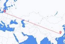 Flyg från Ji an, Kina till Gdańsk, Polen