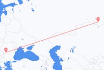Flights from Omsk, Russia to Craiova, Romania