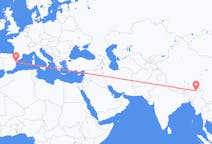 Flights from Dibrugarh, India to Castellón de la Plana, Spain