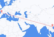 Flyreiser fra Hanoi, Vietnam til Bergerac, Frankrike