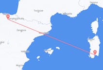 Vols depuis la ville de Vitoria-Gasteiz vers la ville de Cagliari