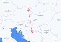 Vluchten van Banja Luka, Bosnië en Herzegovina naar Wenen, Oostenrijk
