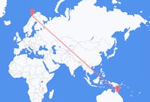 Flyg från Cairns, Australien till Bardufoss, Norge