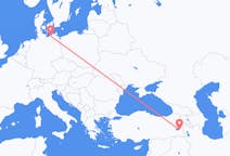 Flyrejser fra Van, Tyrkiet til Rostock, Tyskland