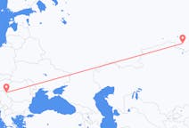 Fly fra Omsk til Timișoara