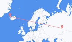 Flights from the city of Yekaterinburg to the city of Ísafjörður