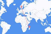 Flights from Antananarivo, Madagascar to Gothenburg, Sweden