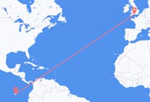 出发地 厄瓜多尔巴爾特拉島前往英格兰的伯恩茅斯的航班