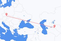 Flyg från Urgentj, Uzbekistan till Brno, Tjeckien