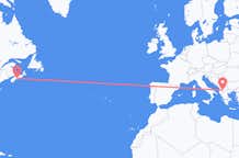 Flyreiser fra Halifax, til Ohrid