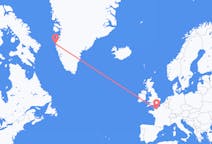 出发地 法国卡昂目的地 格陵兰西西缪特的航班