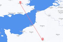 Flights from Paris, France to London, England