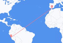 Flyreiser fra Lima, Peru til Málaga, Spania