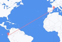Flyreiser fra Guayaquil, Ecuador til Barcelona, Spania