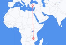 Flyrejser fra Tete, Mozambique til Gazipaşa, Tyrkiet