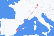 Flyreiser fra Alicante, Spania til Memmingen, Tyskland