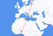 Flights from Ibadan, Nigeria to Vilnius, Lithuania