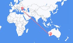 出发地 澳大利亚出发地 埃斯佩兰斯目的地 土耳其宗古尔达克的航班