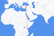 Flyg från Dar es-Salaam till Adana