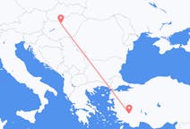 Vluchten van Boedapest naar Denizli