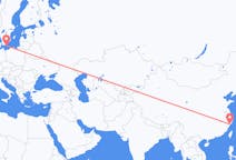 出发地 中国温州市目的地 丹麦博恩霍姆島的航班