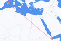 Flyreiser fra Hargeisa, til Mahon
