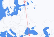 Loty z Lappeenranta, Finlandia do Ankary, Turcja