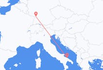 Flyreiser fra Bari, Italia til Karlsruhe, Tyskland