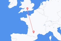 Vluchten van Southampton, Engeland naar Toulouse, Frankrijk