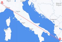 ギリシャのプリベザよりから、イタリアのトリノまでのフライト