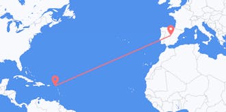 Flights from Sint Maarten to Spain