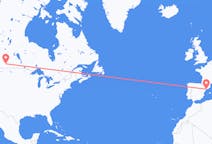Flyg från Regina, Saskatchewan, Kanada till Reus, Spanien