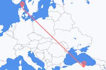 Voos de Tocate, Turquia para Aalborg, Dinamarca
