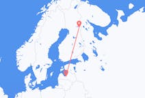 Flug frá Riga, Lettlandi til Kuusamo, Finnlandi