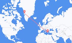 Flights from Kalamata, Greece to Qaarsut, Greenland