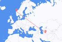 Flyreiser fra Asjkhabad, Turkmenistan til Volda, Norge