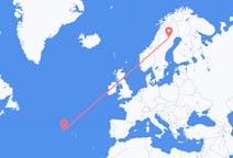 Flights from Arvidsjaur, Sweden to Corvo Island, Portugal