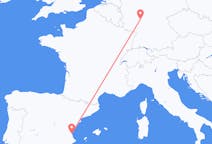 Flyreiser fra Frankfurt, Tyskland til Valencia, Spania
