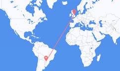 Flyreiser fra Puerto Iguazú, Argentina til Kirmington, England