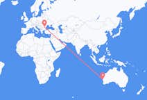 Flyg från Geraldton, Australien till Bukarest, Rumänien