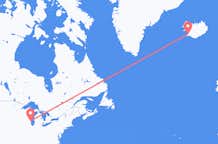 เที่ยวบิน จาก มิลวอกี, สหรัฐอเมริกา ไปยัง เรคยาวิก, ไอซ์แลนด์