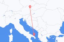 Flyreiser fra Brindisi, Italia til Vienna, Østerrike
