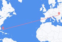 Flights from North Eleuthera, the Bahamas to Târgu Mureș, Romania