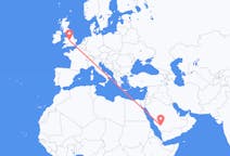 Flights from Bisha, Saudi Arabia to Birmingham, England